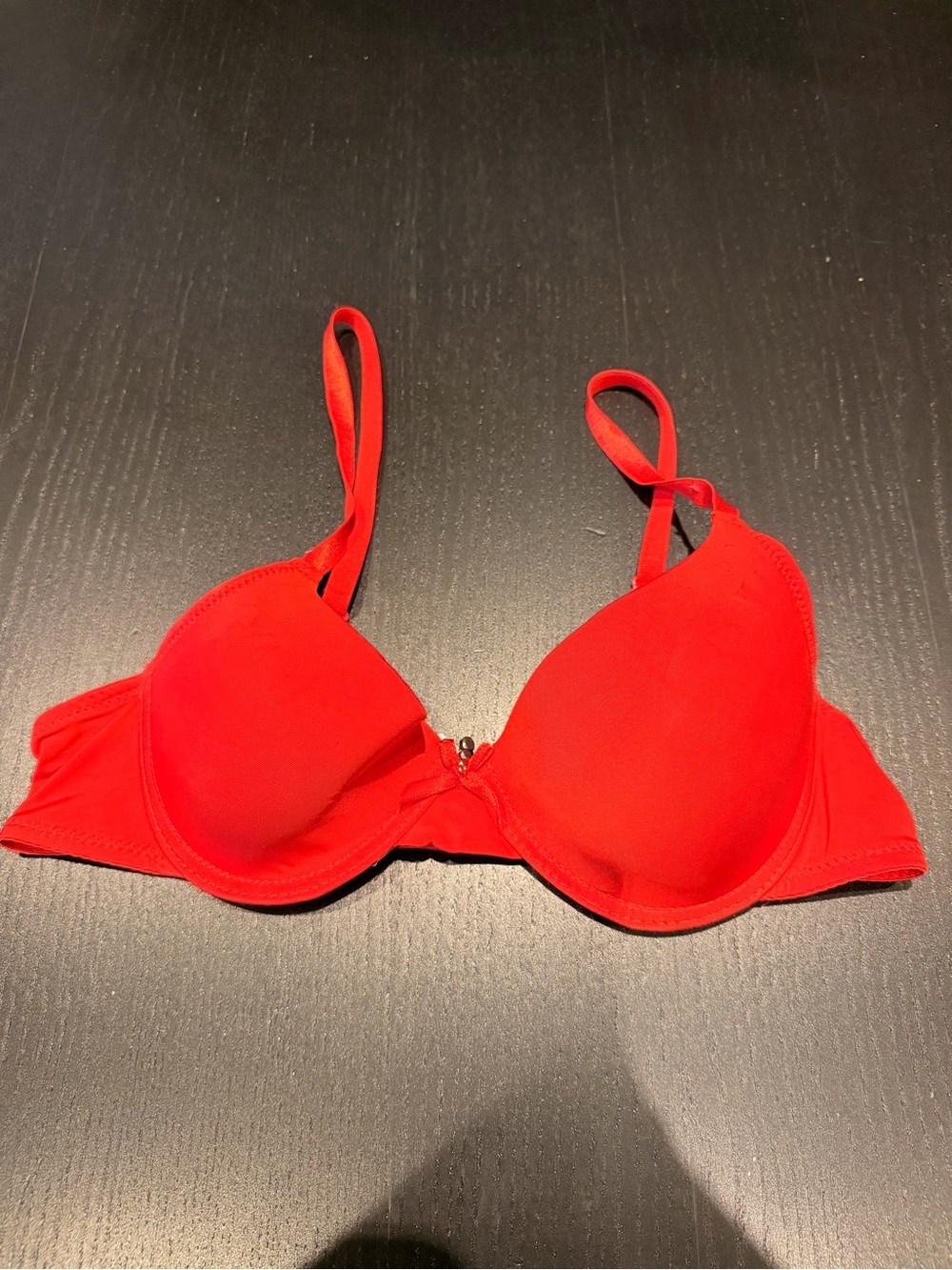 Carisma Women's Red Push-Up Bra with Smooth Contour Cups